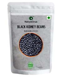 natureonus black beans 1kg, kala rajma, whole rajma, black kidney beans