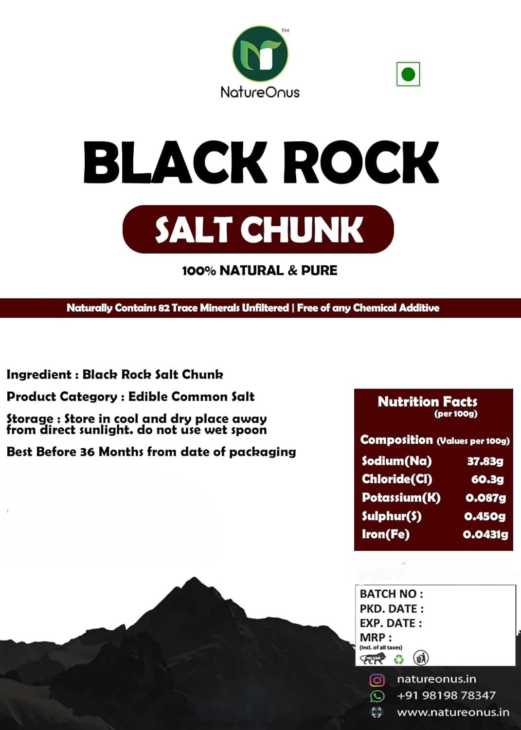 natureonus whole himalayan black rock salt crystals 1kg | kala namak whole | black salt chunks | kala loon chunks | | non iodized for weight loss | no added colour & preservatives natureonus whole himalayan black rock salt crystals 1kg | kala namak whole | black salt chunks | kala loon chunks | | non iodized for weight loss | no added colour & preservatives