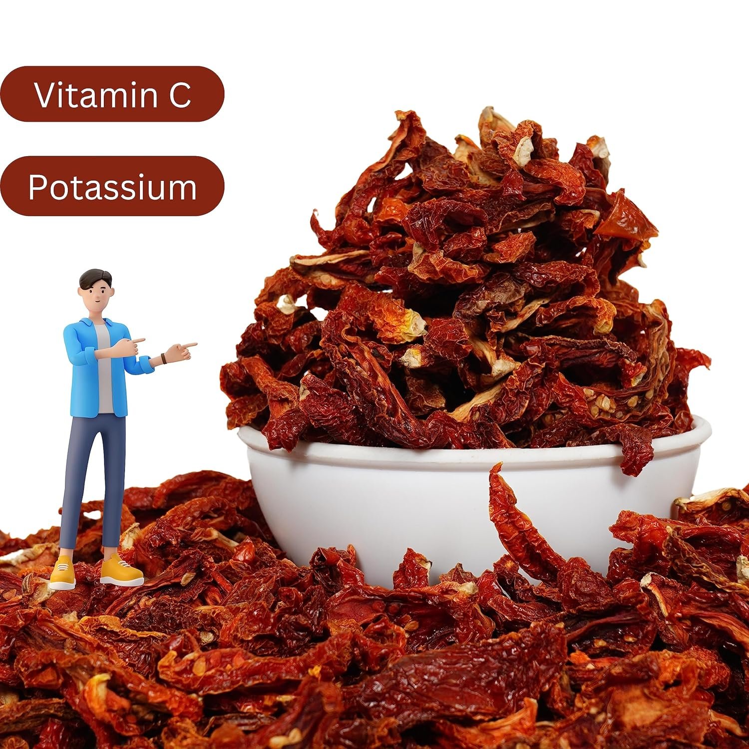 natureonus sun dried tomato, 100g | tomatoes | hygienically solar dried | anti oxidant rich | use in dips, marinades, salads, pasta, veggies, dals, curries, pulav, soups, stews, burgers natureonus sun dried tomato, 100g | tomatoes | hygienically solar dried | anti oxidant rich | use in dips, marinades, salads, pasta, veggies, dals, curries, pulav, soups, stews, burgers