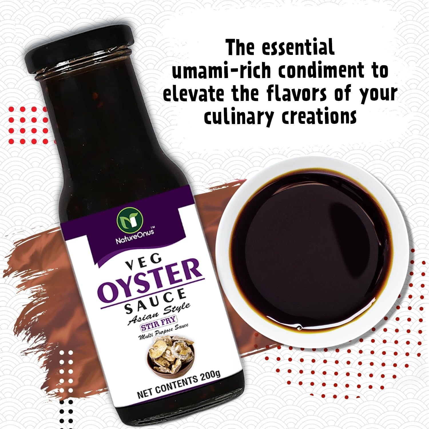 natureonus veg oyster sauce 200gram|thai cuisine|oyster sauce stir fry for cooking|get restaurant style taste|use as ingredient or condiment with meat, poultry, vegetables & noodles (pack of 1) natureonus veg oyster sauce 200gram|thai cuisine|oyster sauce stir fry for cooking|get restaurant style taste|use as ingredient or condiment with meat, poultry, vegetables & noodles (pack of 1)