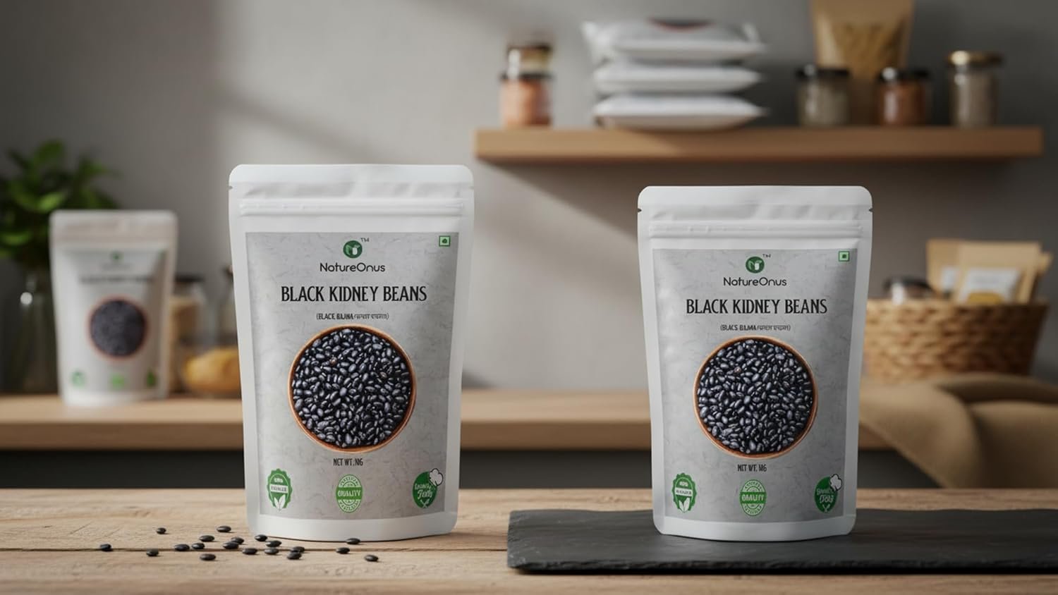 natureonus black beans 500gms, kala rajma, whole rajma, black kidney beans natureonus black beans 500gms, kala rajma, whole rajma, black kidney beans