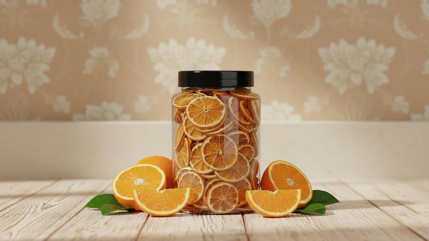 natureonus dried candied orange slices, ready to eat 300gms | premium orange slices for eating natureonus dried candied orange slices, ready to eat 300gms | premium orange slices for eating