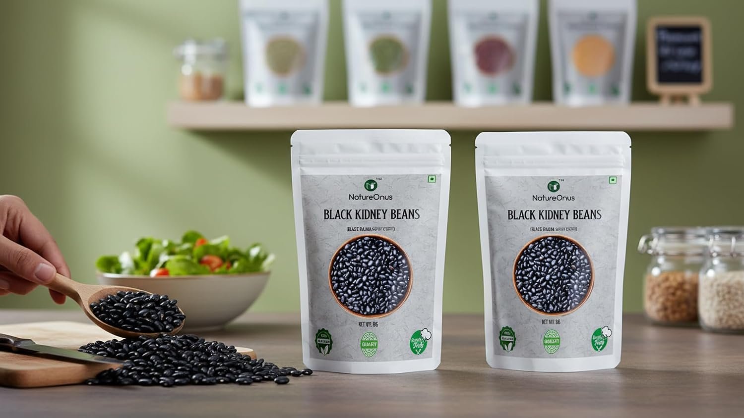 natureonus black beans 500gms, kala rajma, whole rajma, black kidney beans natureonus black beans 500gms, kala rajma, whole rajma, black kidney beans