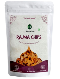 natureonus rajma chip 43gms pack of 3 | perfect snacking chips with high nutrient content | rajma based chips | high protein snacks | rajma chips, tasty with high dietary fiber and nutrient|content gluten free snack|high protein and fiber rich
