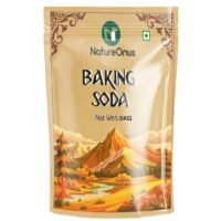 natureonus baking soda (food grade) | pure & versatile for baking, cleaning, and deodorizing | perfect for cakes, cookies, and breads | cleaner for kitchen, bathroom, and more (1.5kg)