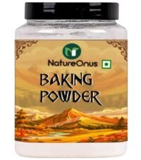 natureonus baking powder 175gms, double acting leavening agent can be used to make cakes, cookies, biscuits, muffins, breads and many