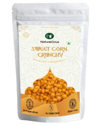 natureonus vacuum fried sweet corn crunchy snacks 43g pack of 3