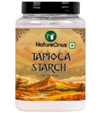 natureonus tapioca starch powder, pure tapioca starch powder for cooking and baking purposes (300gms)