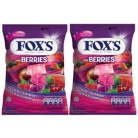 fox's crystal clear fruit, berries candy (90gms pack of 2)
