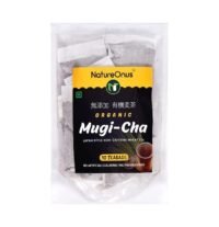 natureonus mugicha japan style non caffeine wheat tea mugicha barley tea, 10 tea bags | no preservatives | a caffeine free japanese style barley for everyday hydration