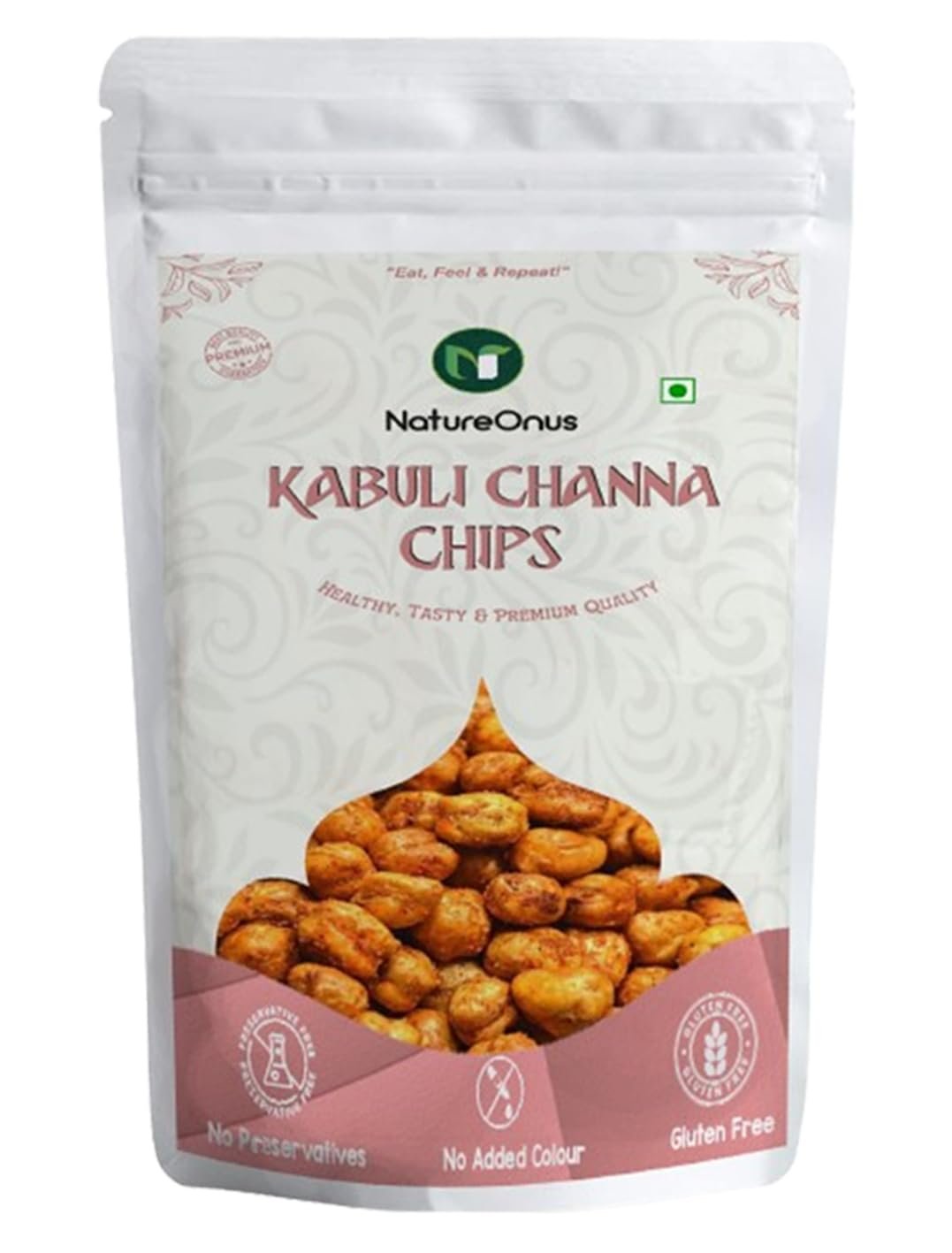 natureonus vacuum fried kabuli chana 43g pack of 3 natureonus vacuum fried kabuli chana 43g pack of 3