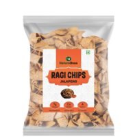 natureonus ragi jalapino chips 500gms | finger millets | perfect snacking made with ragi | millet based chips | high protein snacks