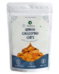 natureonus quinoa cheezopino chip 43gms pack of 3 | perfect snacking chip with high nutrient content | quinoa based | high protein snacks | tasty with high dietary fiber and nutrient|content gluten free snack|high protein and fiber rich