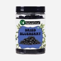 natureonus dried blueberries 150g | whole & dried blueberry | rich in calcium and vitamin k | non gmo & no preservatives (150)