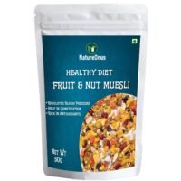 natureonus fruit & nut muesli 50g pack of 3
