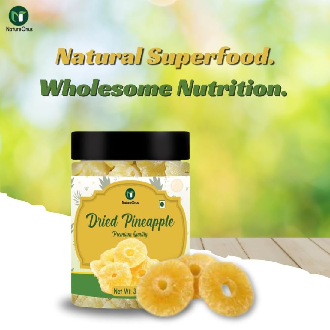 natureonus premium dried pineapple 300g | dried pineapple ring natureonus premium dried pineapple 300g | dried pineapple ring