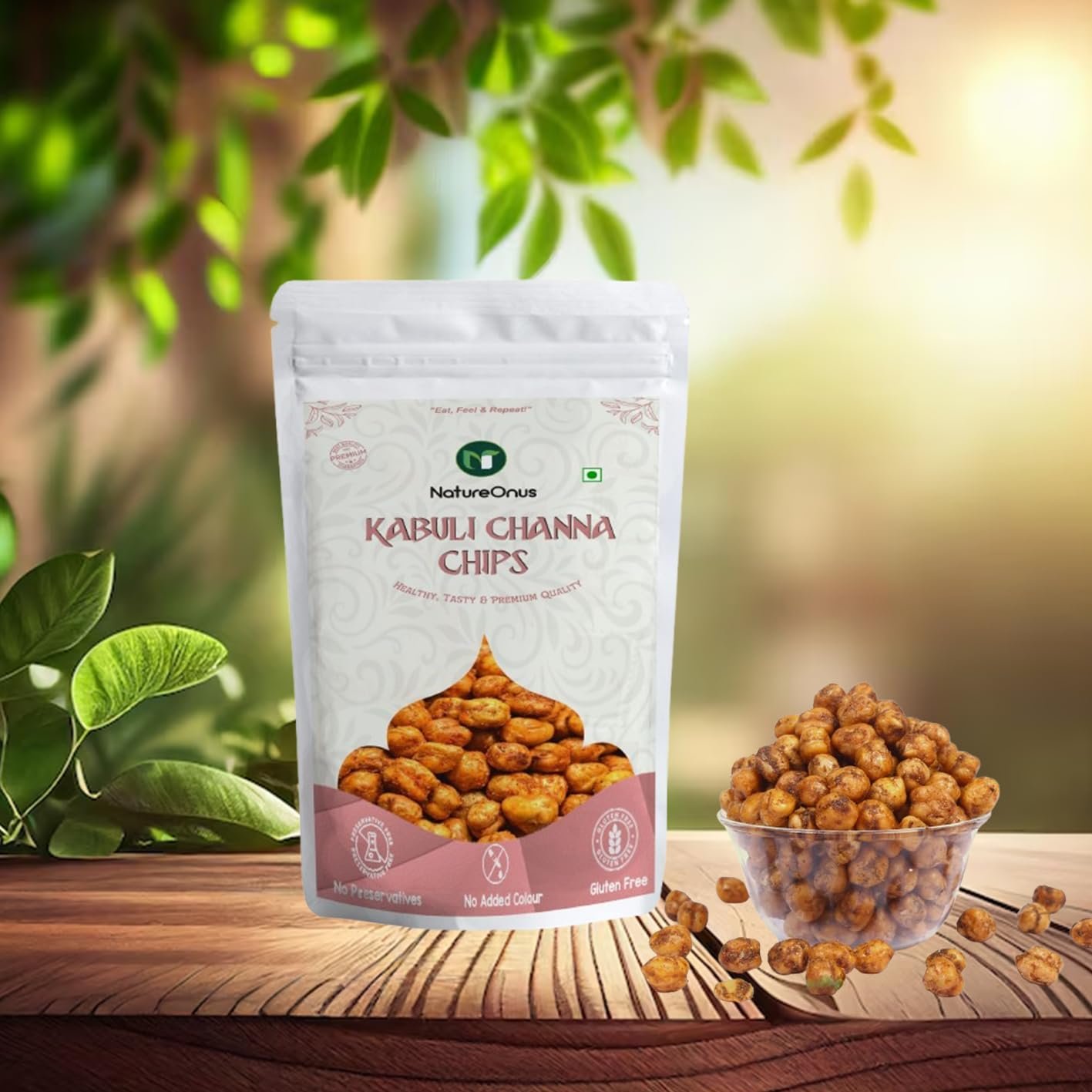 natureonus vacuum fried kabuli chana 43g pack of 3 natureonus vacuum fried kabuli chana 43g pack of 3