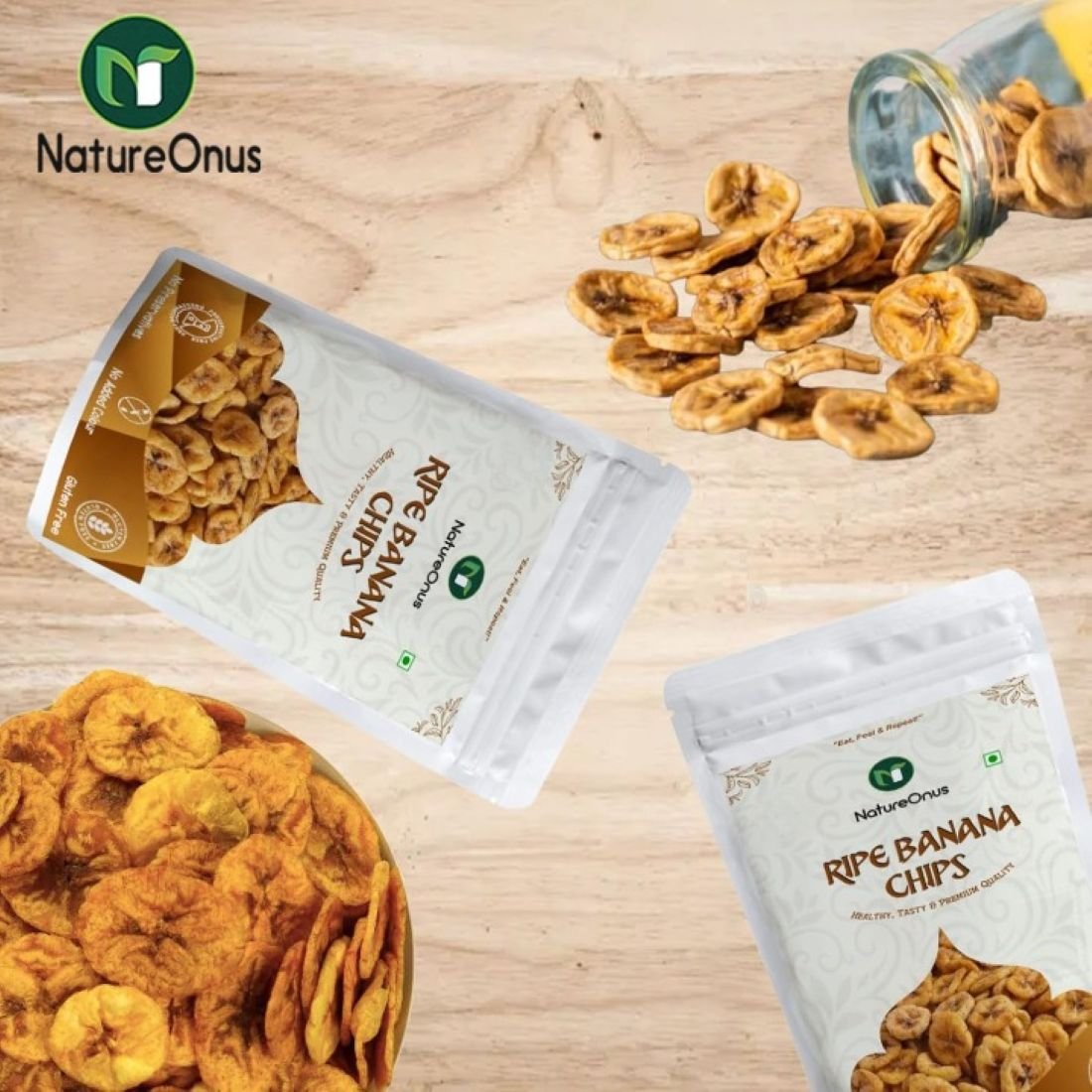 natureonus vacuum fried ripe banana chips 43g pack of 3 natureonus vacuum fried ripe banana chips 43g pack of 3