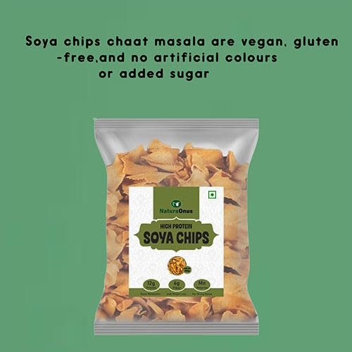 natureonus soya chips 500gms | perfect snacking with high nutrient content | soya based chips | high protein snacks | soya chips, tasty with high dietary fiber and nutrient|content gluten free snack|high protein and fiber rich natureonus soya chips 500gms | perfect snacking with high nutrient content | soya based chips | high protein snacks | soya chips, tasty with high dietary fiber and nutrient|content gluten free snack|high protein and fiber rich
