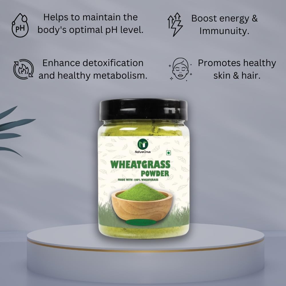 natureonus wheatgrass powder 100gms natureonus wheatgrass powder 100gms