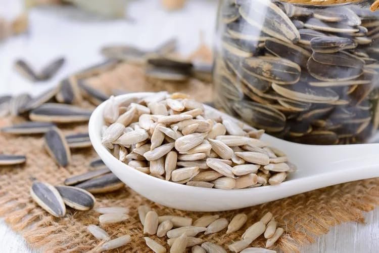 natureonus premium raw sunflower seeds for eating 300gms | protein and fiber rich superfood | | diet food | raw seeds | weight management | source of antioxidants | raw snack for skin | rich in protein & vitamin e superfood natureonus premium raw sunflower seeds for eating 300gms | protein and fiber rich superfood | | diet food | raw seeds | weight management | source of antioxidants | raw snack for skin | rich in protein & vitamin e superfood