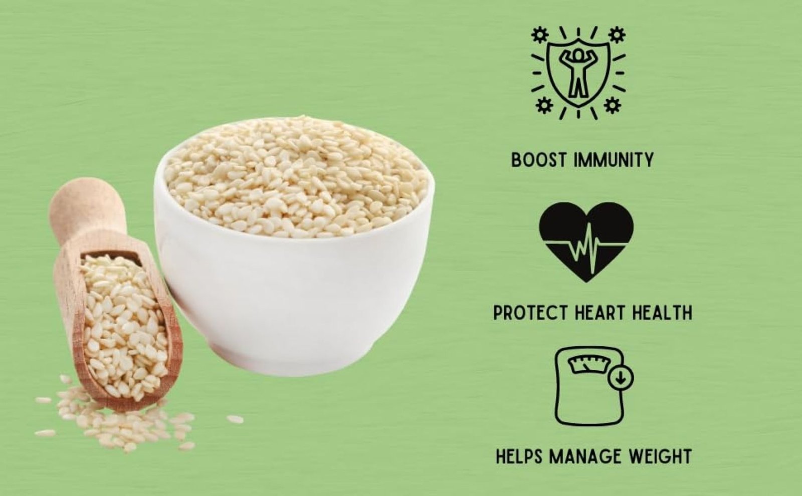 natureonus raw seeds for eating, 1kg pack (white sesame seeds) natureonus raw seeds for eating, 1kg pack (white sesame seeds)