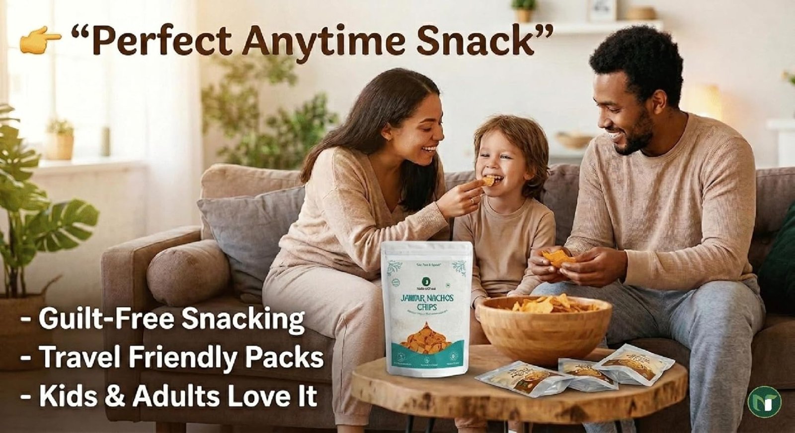 natureonus jowar nachos spicy millets chips 43g pack of 3 | sorghum snack | perfect snacking chips made with jawar (sorghum ) | millet based chip | high protein | high fiber | gluten free | light & crispy natureonus jowar nachos spicy millets chips 43g pack of 3 | sorghum snack | perfect snacking chips made with jawar (sorghum ) | millet based chip | high protein | high fiber | gluten free | light & crispy
