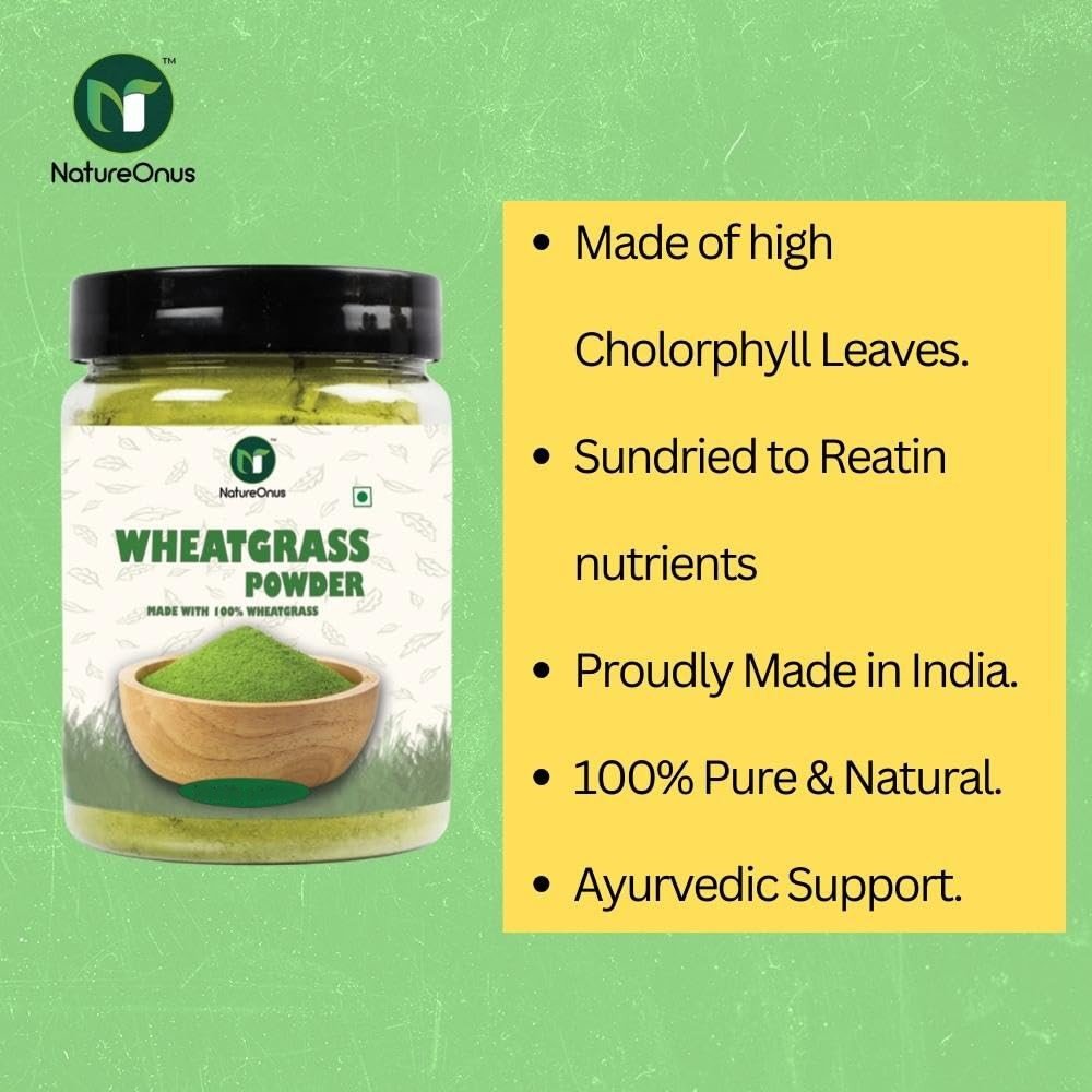 natureonus wheatgrass powder 100gms natureonus wheatgrass powder 100gms