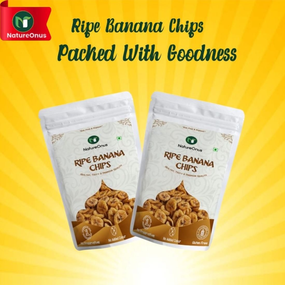 natureonus vacuum fried ripe banana chips 43g pack of 3 natureonus vacuum fried ripe banana chips 43g pack of 3