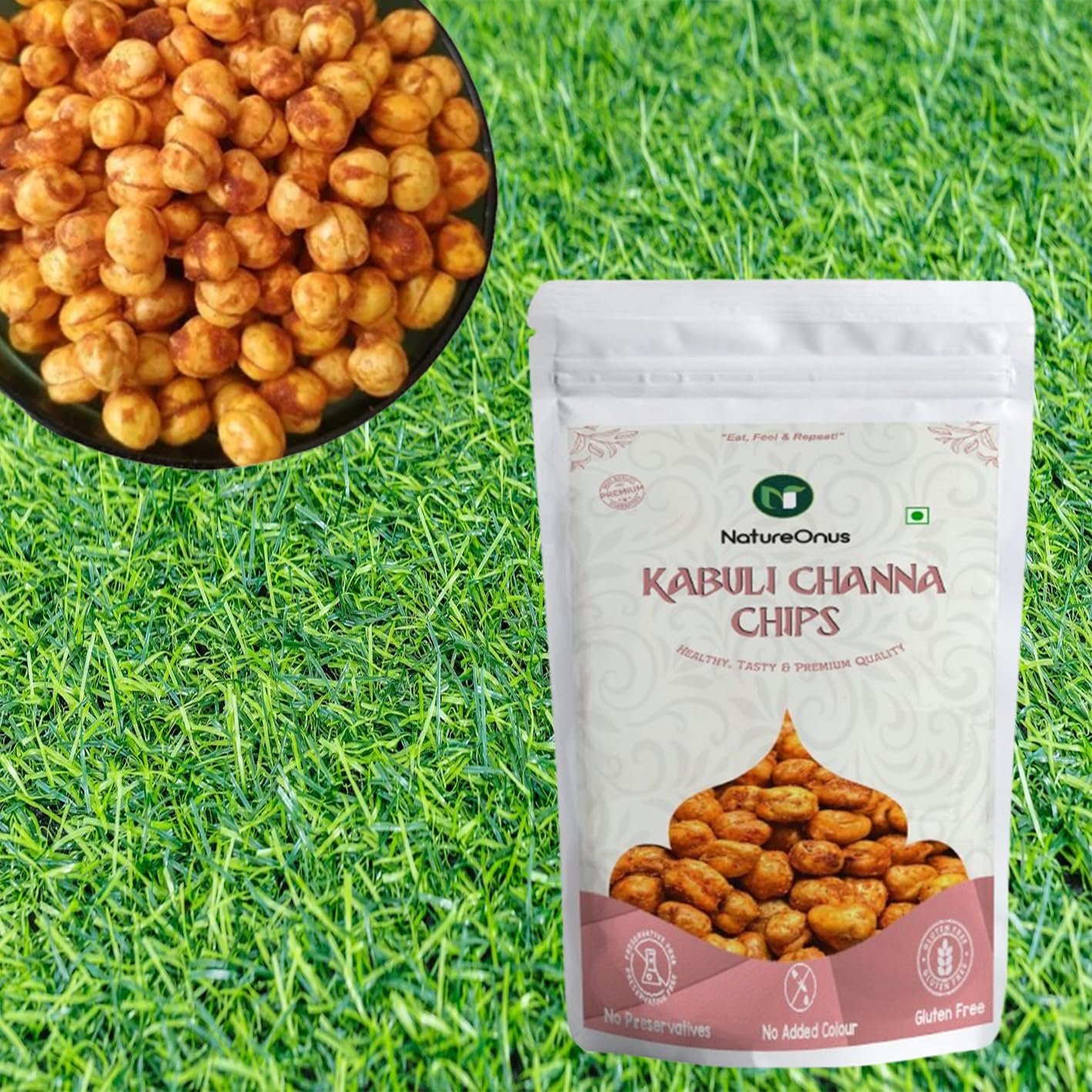natureonus vacuum fried kabuli chana 43g pack of 3 natureonus vacuum fried kabuli chana 43g pack of 3