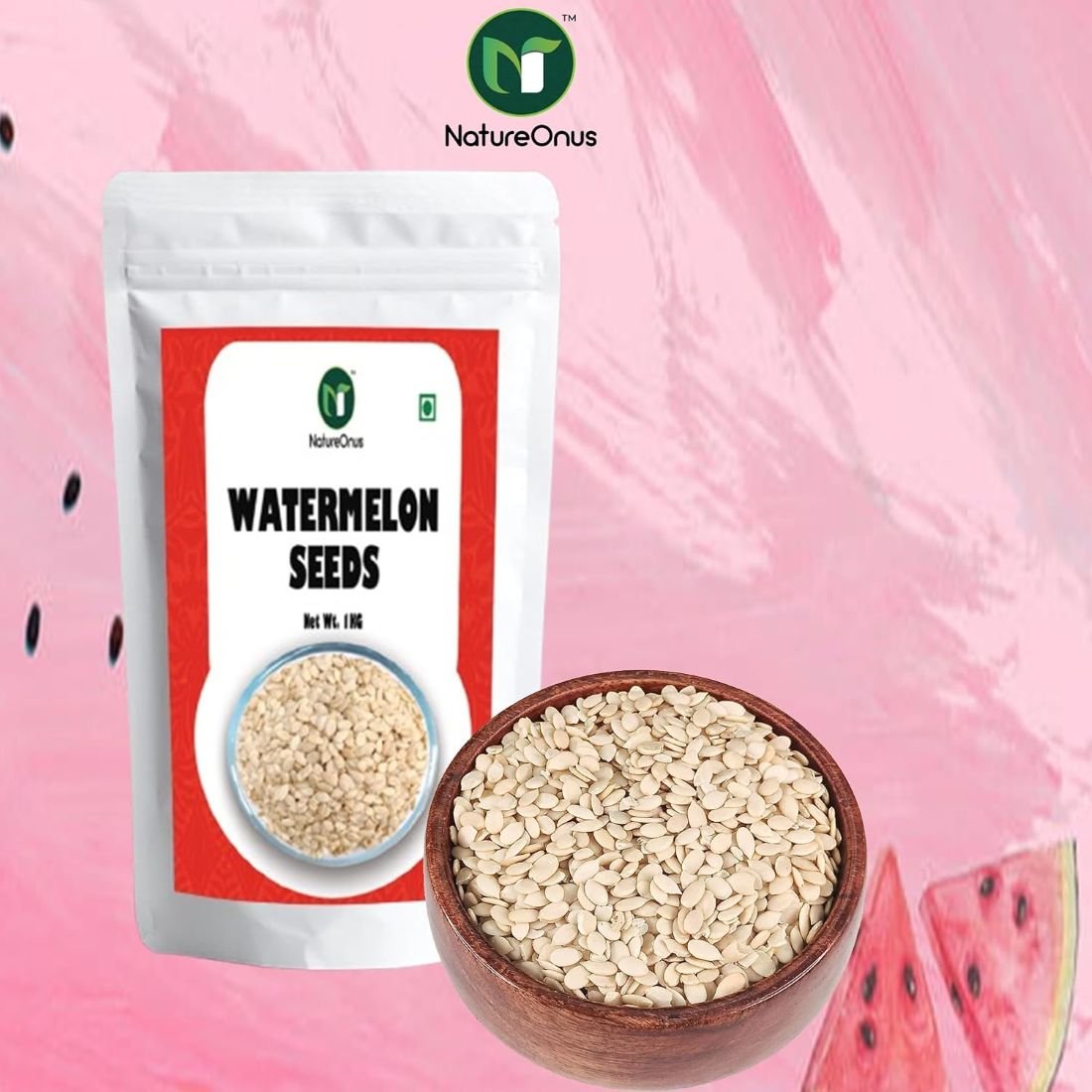 natureonus raw seeds for eating, 1kg pack (watermelon seeds) natureonus raw seeds for eating, 1kg pack (watermelon seeds)