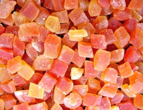 natureonus premium dried candied papaya 350gms | dried & dry papaya | sweet & tasty tropical dry fruit snacks | snack | dietary fiber and antioxidants natureonus premium dried candied papaya 350gms | dried & dry papaya | sweet & tasty tropical dry fruit snacks | snack | dietary fiber and antioxidants