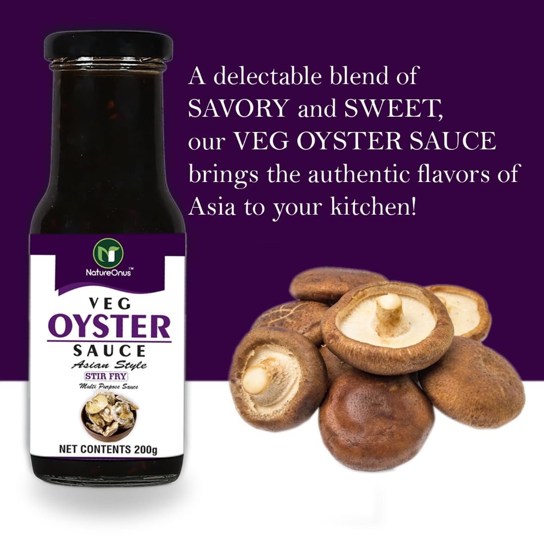 natureonus veg oyster sauce |thai cuisine|oyster sauce stir fry for cooking|get restaurant style taste|use as ingredient or condiment with meat, poultry, vegetables & noodles, 200 gram (pack of 2) natureonus veg oyster sauce |thai cuisine|oyster sauce stir fry for cooking|get restaurant style taste|use as ingredient or condiment with meat, poultry, vegetables & noodles, 200 gram (pack of 2)