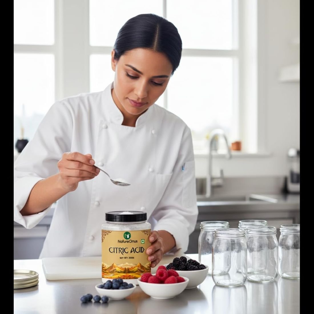 natureonus pure citric acid powder for food 200gms | nimbu sat | food grade | preservative & flavouring agent for cleaning, home & kitchen natureonus pure citric acid powder for food 200gms | nimbu sat | food grade | preservative & flavouring agent for cleaning, home & kitchen