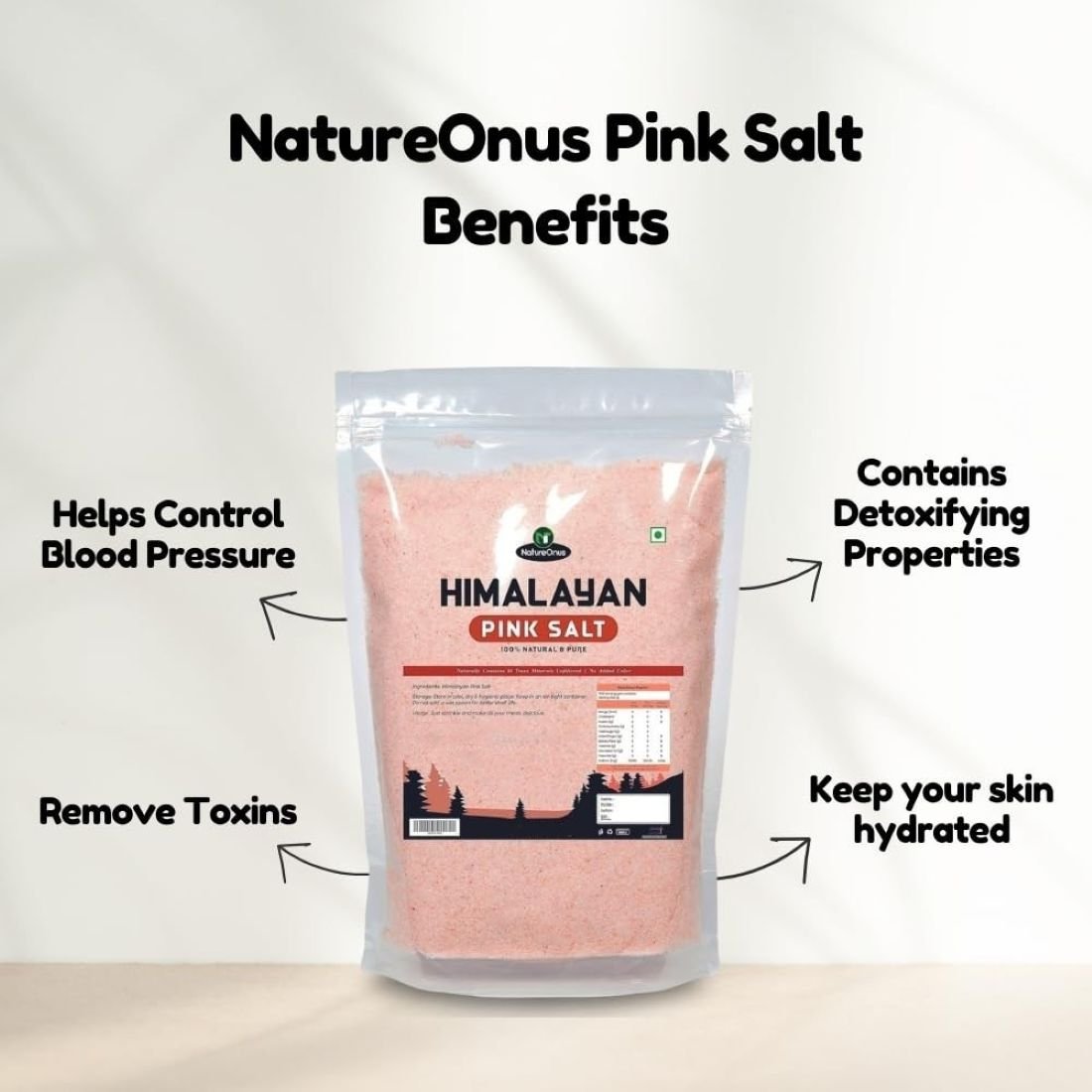natureonus himalayan pink salt 2.5kg | nutrients and minerals rich | gourmet grade from himalayas | no additives, unrefined | substitute of iodised (super saver pack) natureonus himalayan pink salt 2.5kg | nutrients and minerals rich | gourmet grade from himalayas | no additives, unrefined | substitute of iodised (super saver pack)