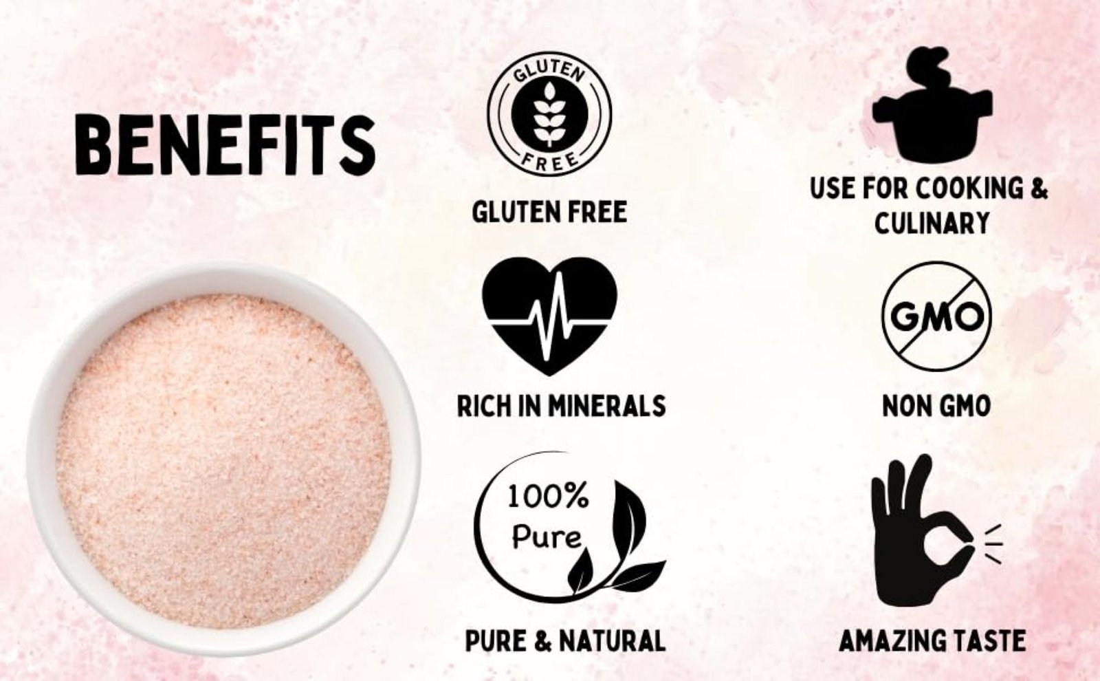 natureonus himalayan pink salt 2.5kg | nutrients and minerals rich | gourmet grade from himalayas | no additives, unrefined | substitute of iodised (super saver pack) natureonus himalayan pink salt 2.5kg | nutrients and minerals rich | gourmet grade from himalayas | no additives, unrefined | substitute of iodised (super saver pack)