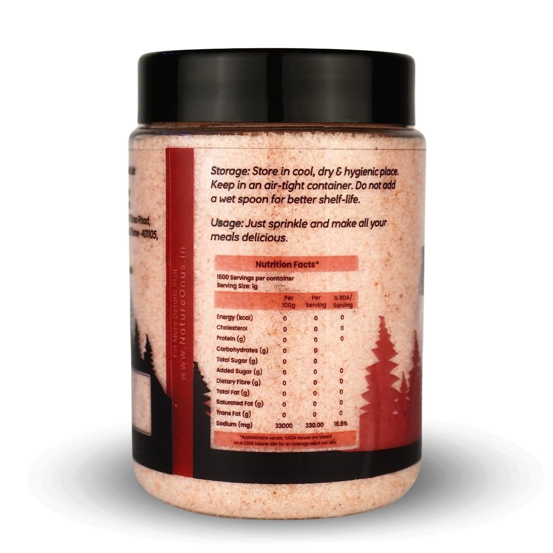 natureonus himalayan pink rock salt 500g | nutrients and minerals rich | gourmet grade from himalayas | no additives, unrefined | substitute of iodised (pink salt in jar packing) natureonus himalayan pink rock salt 500g | nutrients and minerals rich | gourmet grade from himalayas | no additives, unrefined | substitute of iodised (pink salt in jar packing)